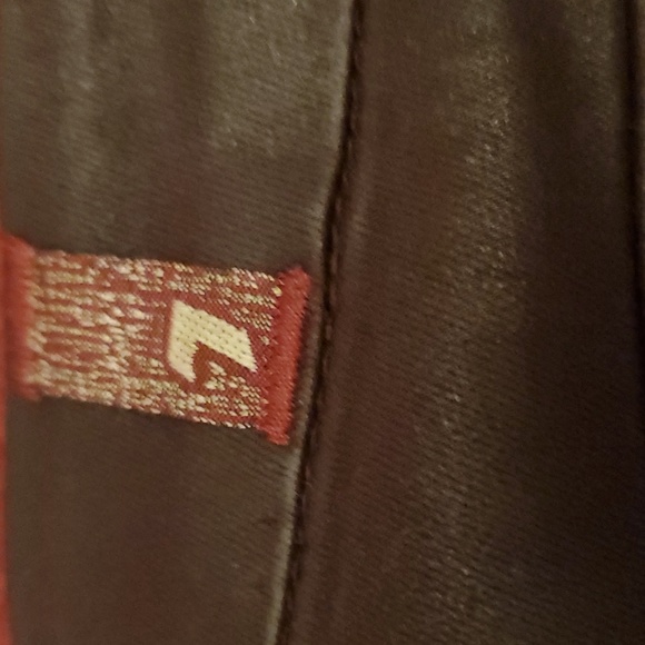 7 For All Mankind Waxed Distressed Women's Skinny Brown Pants - Size 27 - Picture 12 of 13